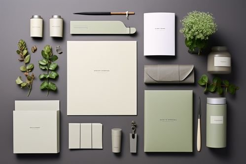 办公用品VI样机效果图与摄影图下载指南